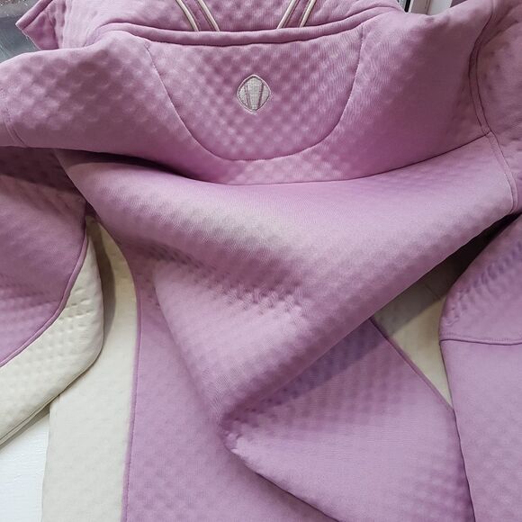 SUNICE Women's Quilted Foam Sports Jacket Lilac and White Size Small - Picture 5 of 16